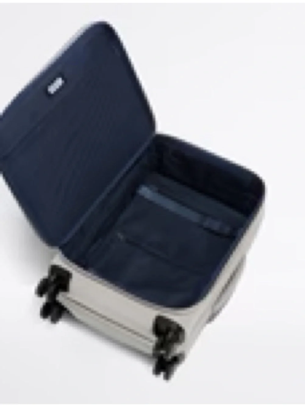 Away Light Gray Softside Bigger Carry-On Luggage Bag